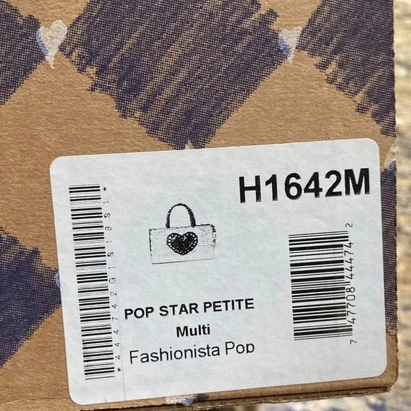 Brighton Multicolor Heart Petite Crossbody Bag with Chain Strap - Picture 9 of 15